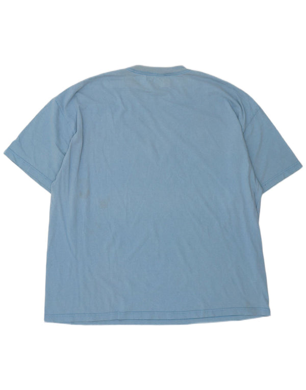 Tricou grafic Nike pentru bărbați, cu croiala lejeră Top 3XL, albastru