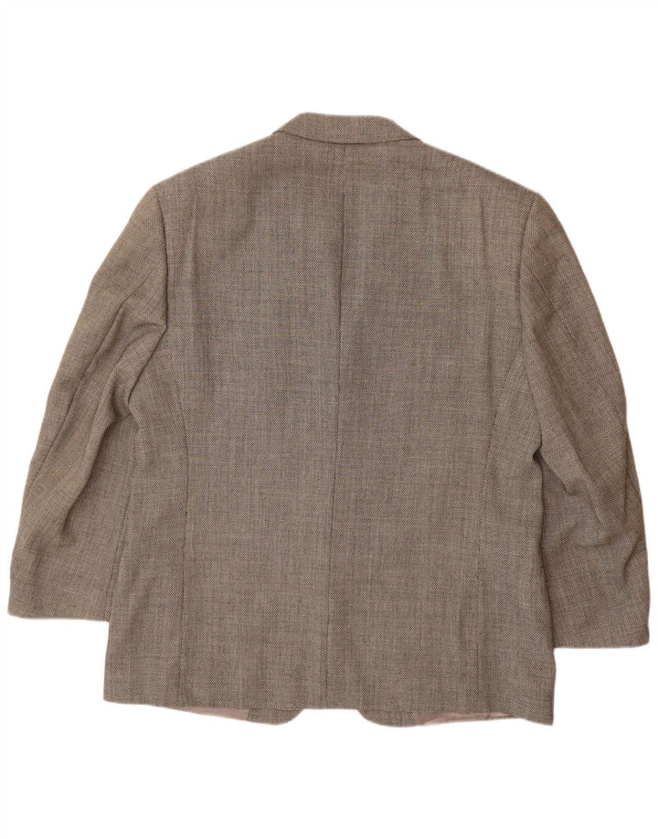 VERSACE Jachetă pentru bărbați cu 3 nasturi, UK 42 XL, lână gri