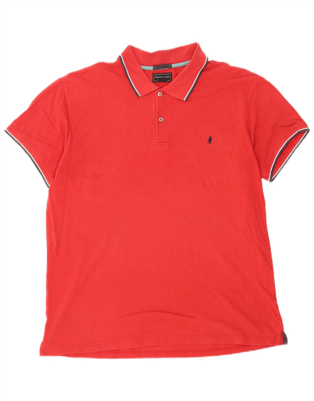 Tricou polo Marlboro Classics pentru bărbați 2XL bumbac roșu
