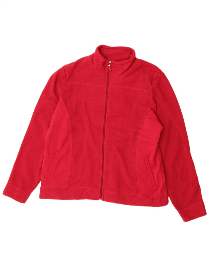 Jachetă fleece pentru femei Izod UK 16, mare, roz, poliester