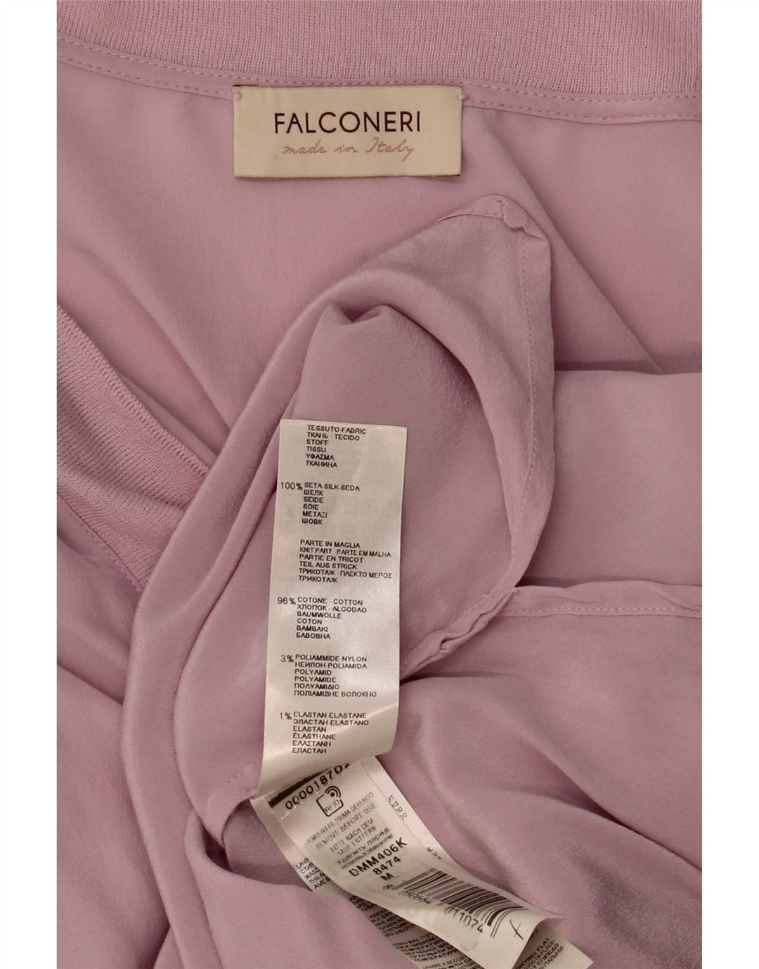 Bluză de damă FALCONERI Top UK 14 Medium Pink Mătase