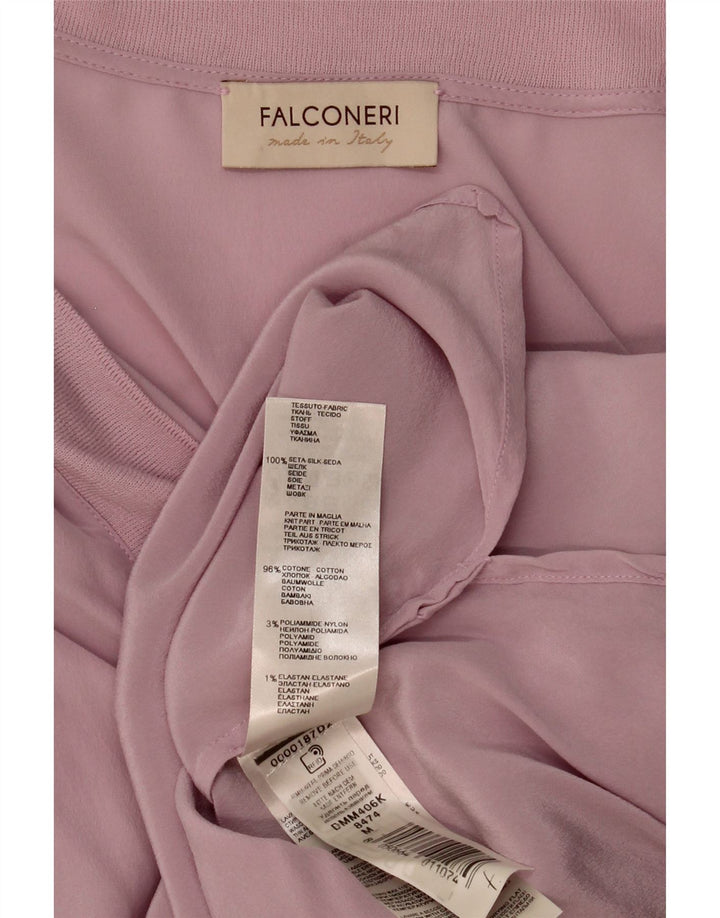 Bluză de damă FALCONERI Top UK 14 Medium Pink Mătase
