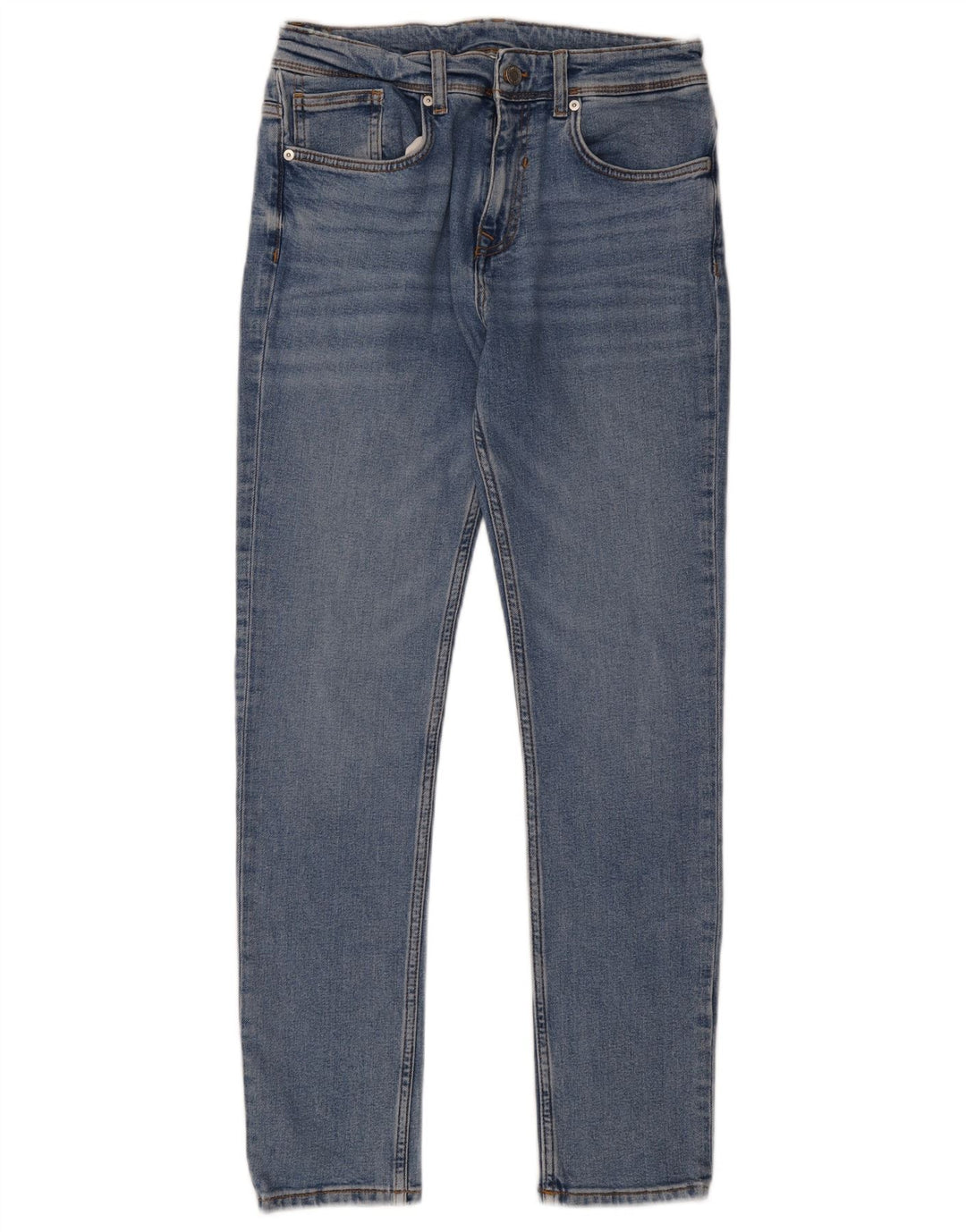 Blugi slim pentru bărbați Zara EU 40 Medium W31 L30 Albastru