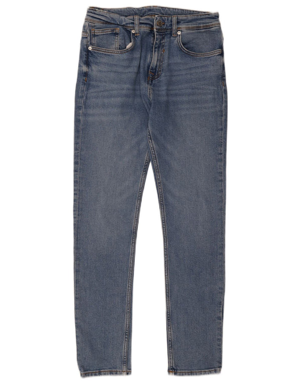 Blugi slim pentru bărbați Zara EU 40 Medium W31 L30 Albastru