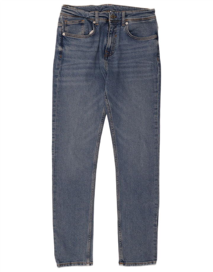 Blugi slim pentru bărbați Zara EU 40 Medium W31 L30 Albastru
