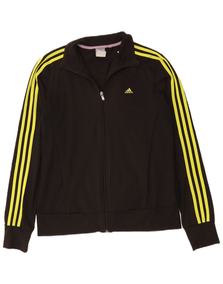 Jachetă de trening Adidas pentru femei UK 12/14 Poliester mediu negru