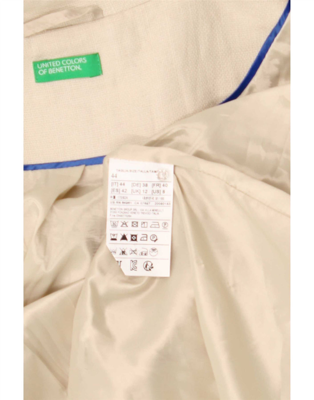 Pardesiu pentru femei Benetton UK 12 Medium Bej In
