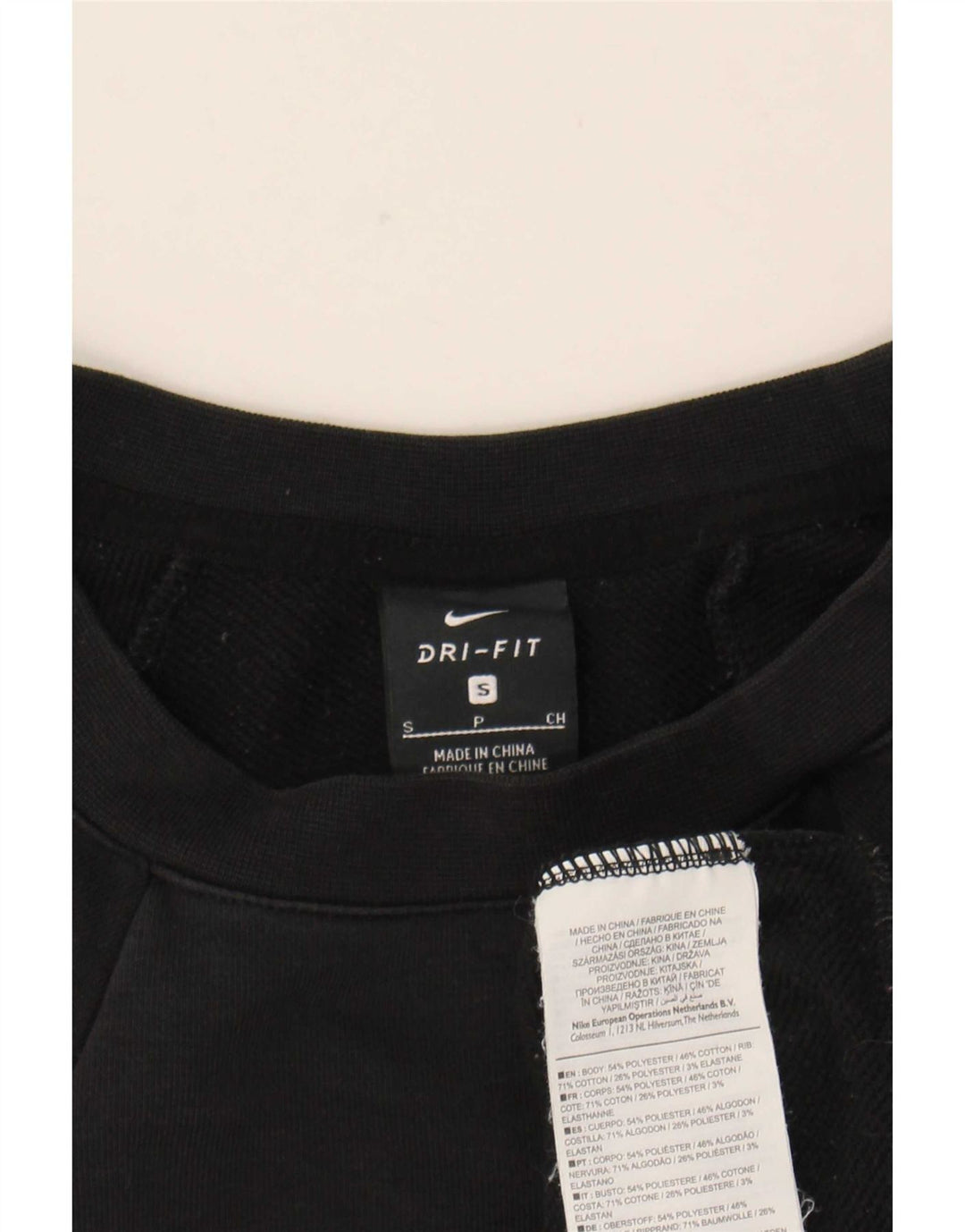 Pulover pentru femei Nike Dri Fit Graphic Oversized Hanorac UK 10 Mic Negru