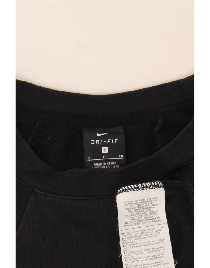 Pulover pentru femei Nike Dri Fit Graphic Oversized Hanorac UK 10 Mic Negru