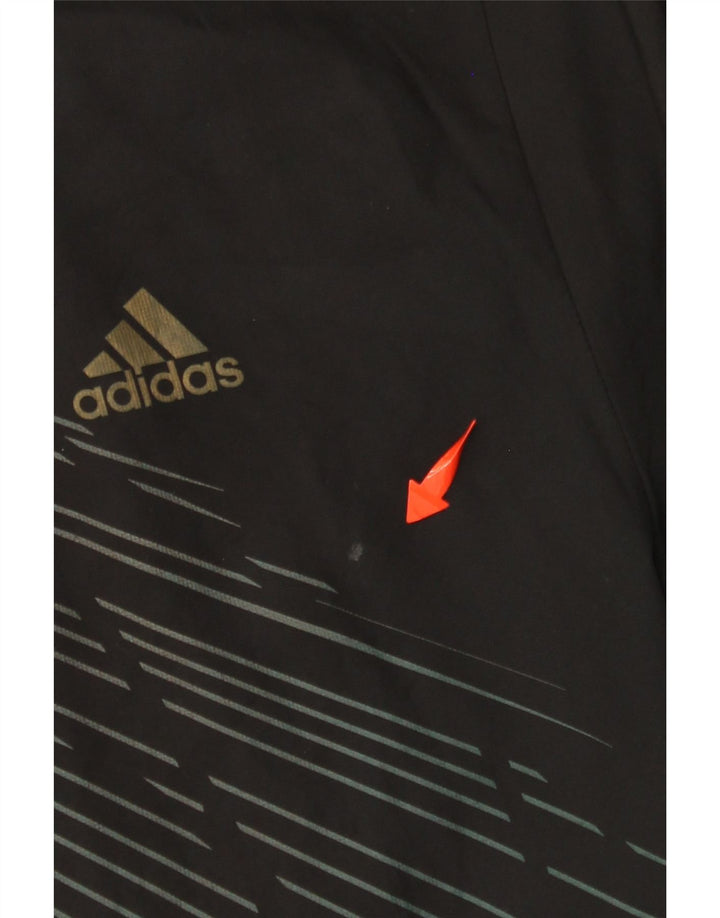 Pulover ADIDAS pentru bărbați, cu fermoar, XS, poliester cu dungi negre