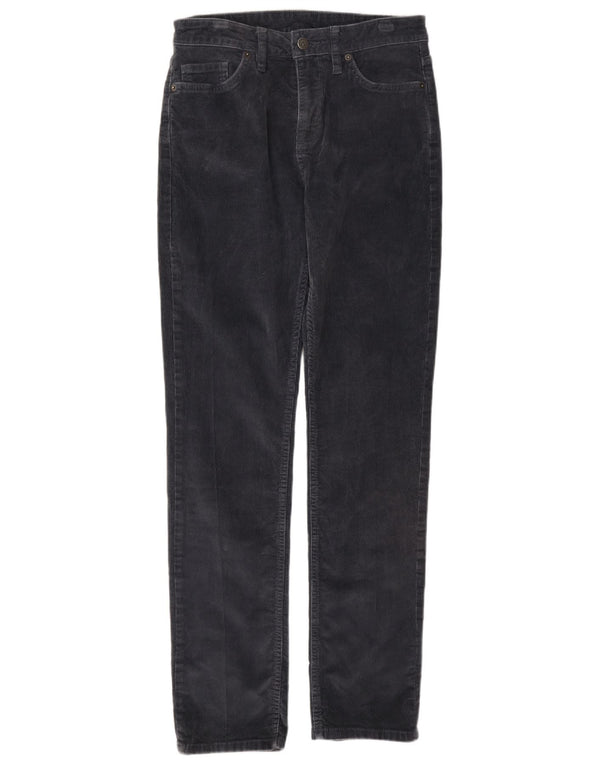 Pantaloni subțiri din velur pentru femei Patagonia W28 L31 bumbac gri