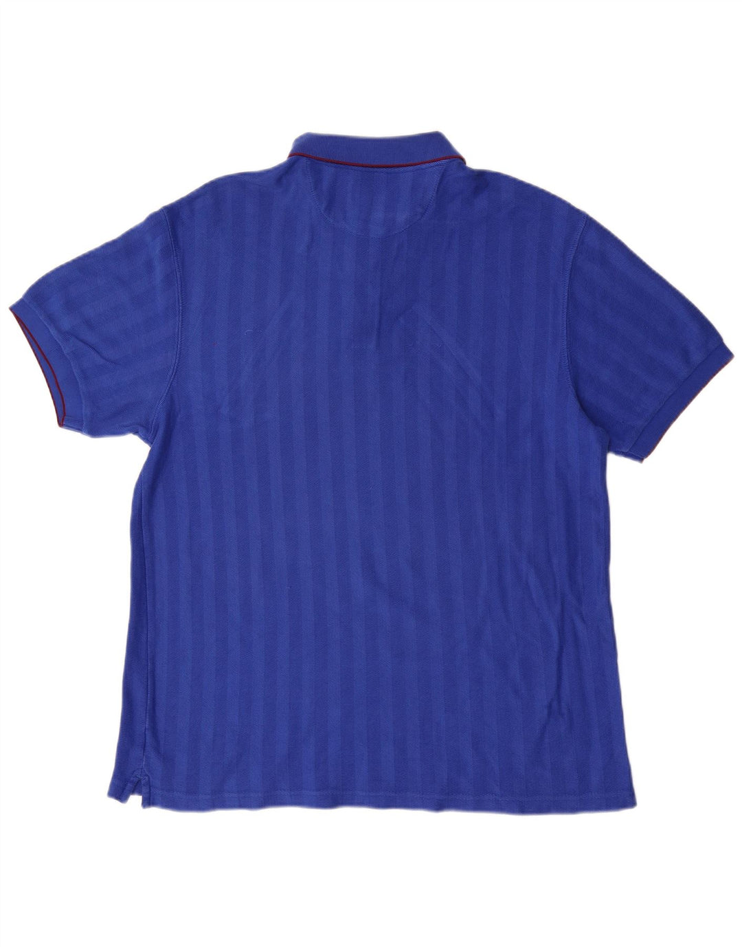 Cămașă polo pentru bărbați Chaps, bumbac cu dungi albastre mari