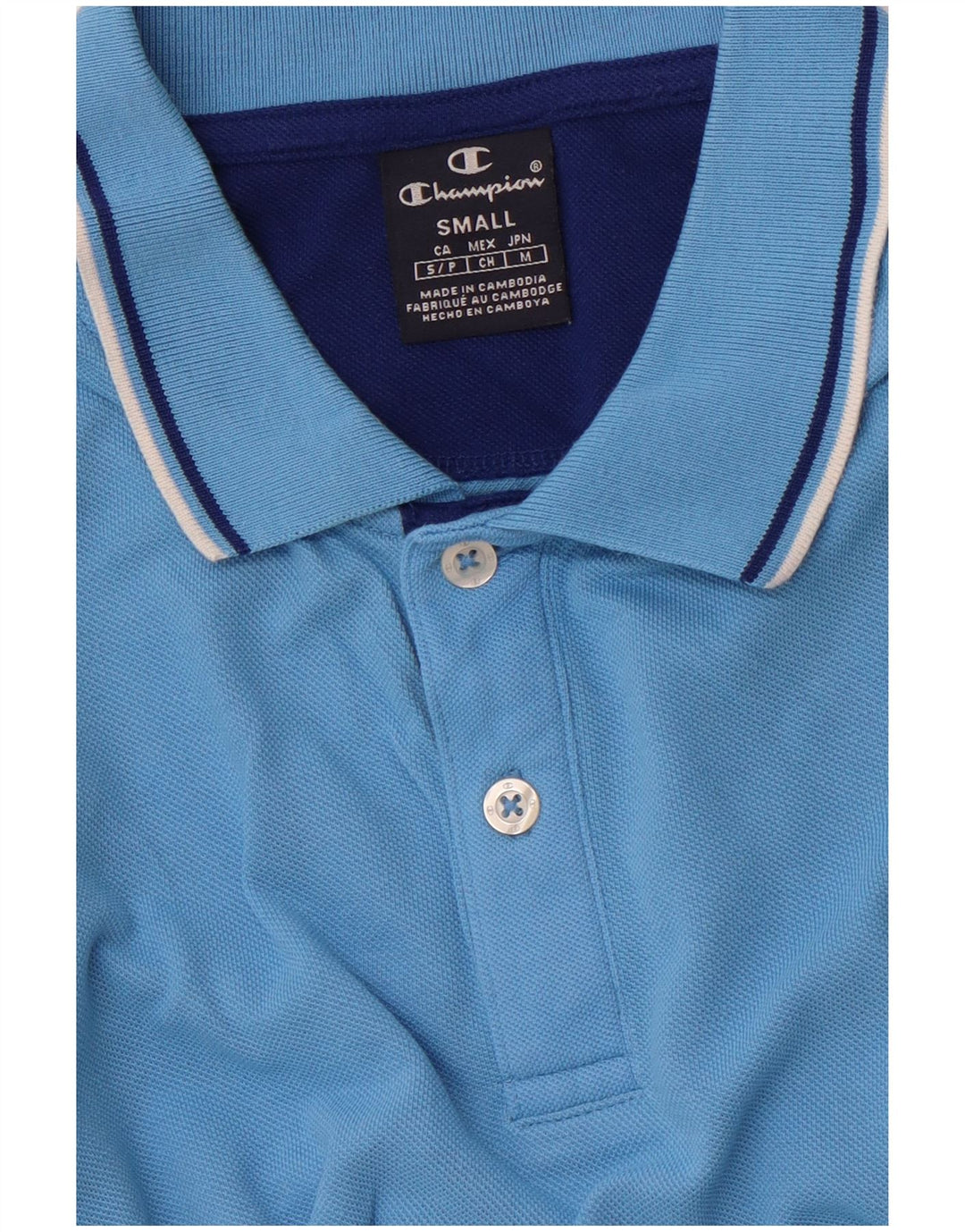 Tricou polo pentru bărbați CHAMPION Mic Albastru