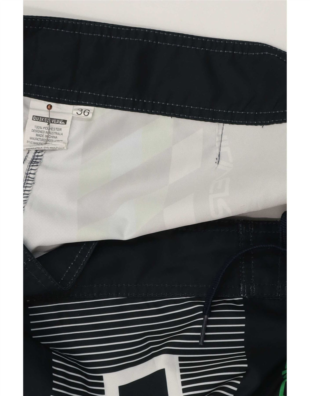 Pantaloni scurți de înot grafic Quiksilver pentru bărbați, mari, multicolori, geometrici