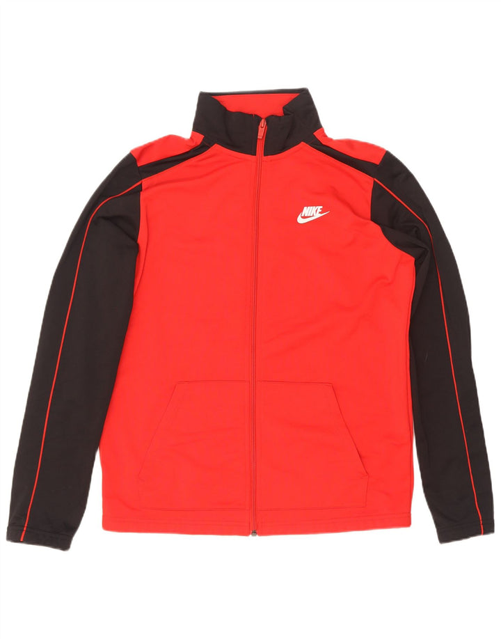 Jachetă de trening pentru băieți Nike 13-14 ani XL poliester color bloc roșu