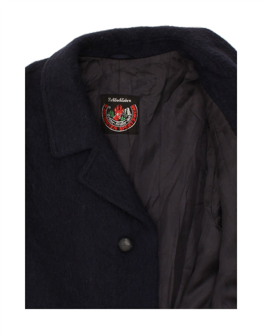 DOLOMITEN Palton pentru bărbați UK 38 Medium Bleumarin Mohair