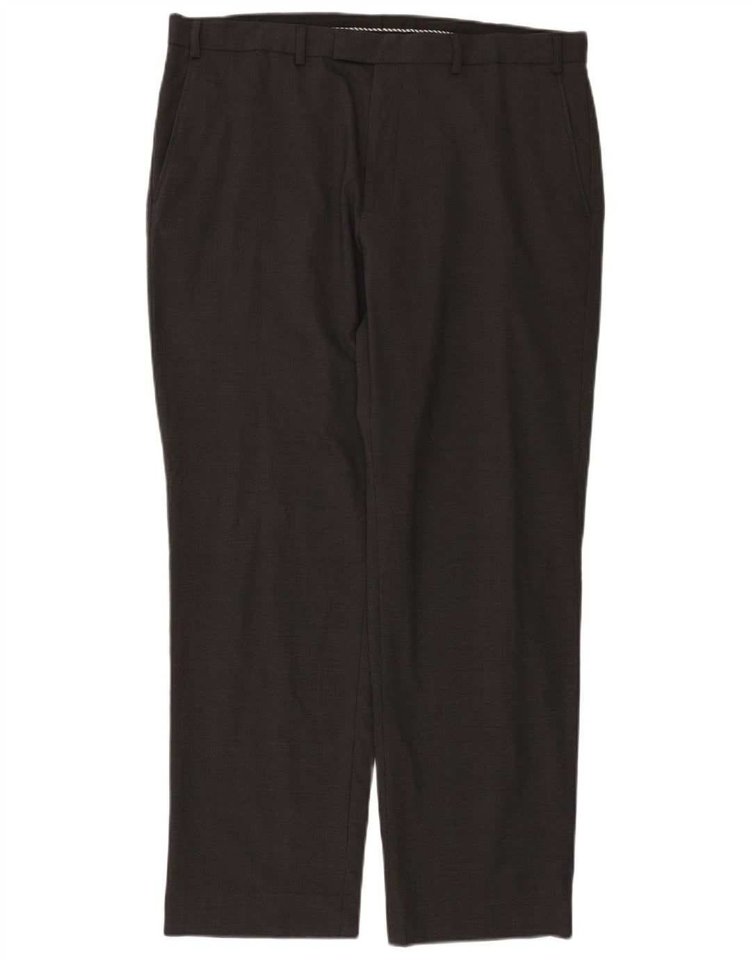Marks & Spencer Pantaloni drepți pentru bărbați L38 L31 Lână gri