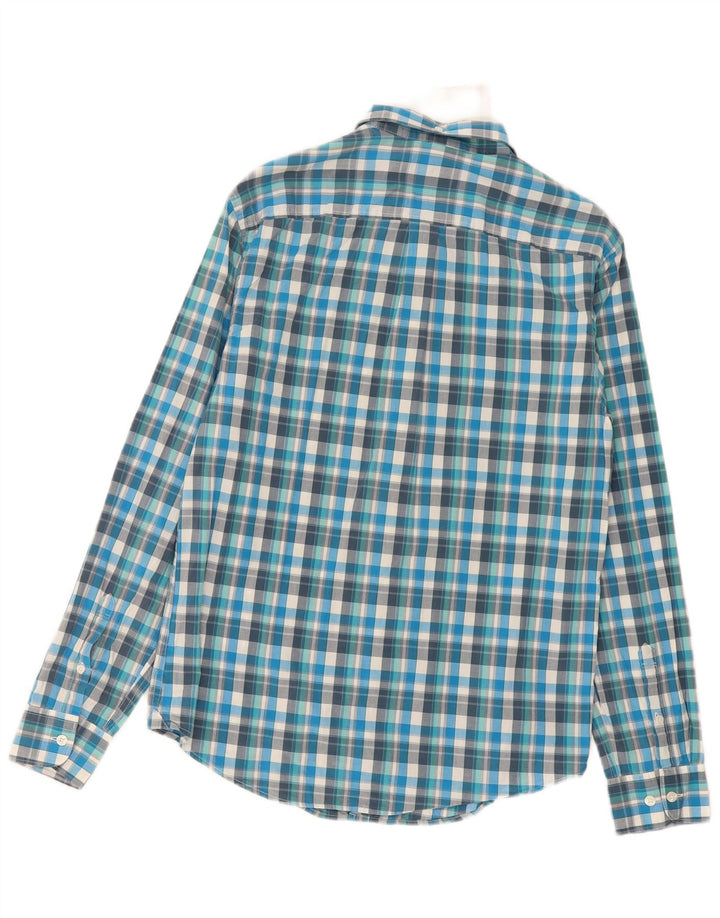 Cămașă pentru bărbați Penguin Heritage Slim Fit, carouri albastre medii