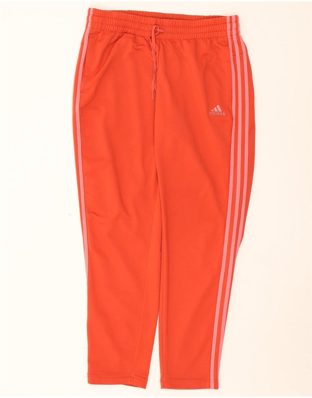 Pantaloni de trening Adidas pentru femei Marea Britanie 16/18 Poliester roșu mare