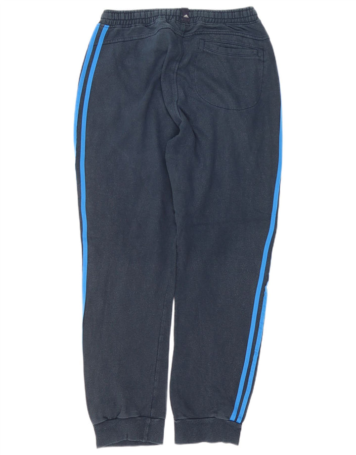 Pantaloni de trening ADIDAS pentru bărbați Joggeri UK 40/42 Bumbac mediu albastru bleumarin