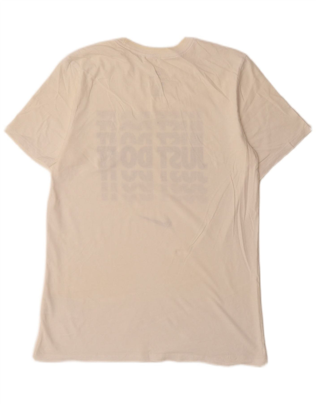Tricou grafic Nike pentru bărbați, cu croială atletică, top mediu din bumbac alb