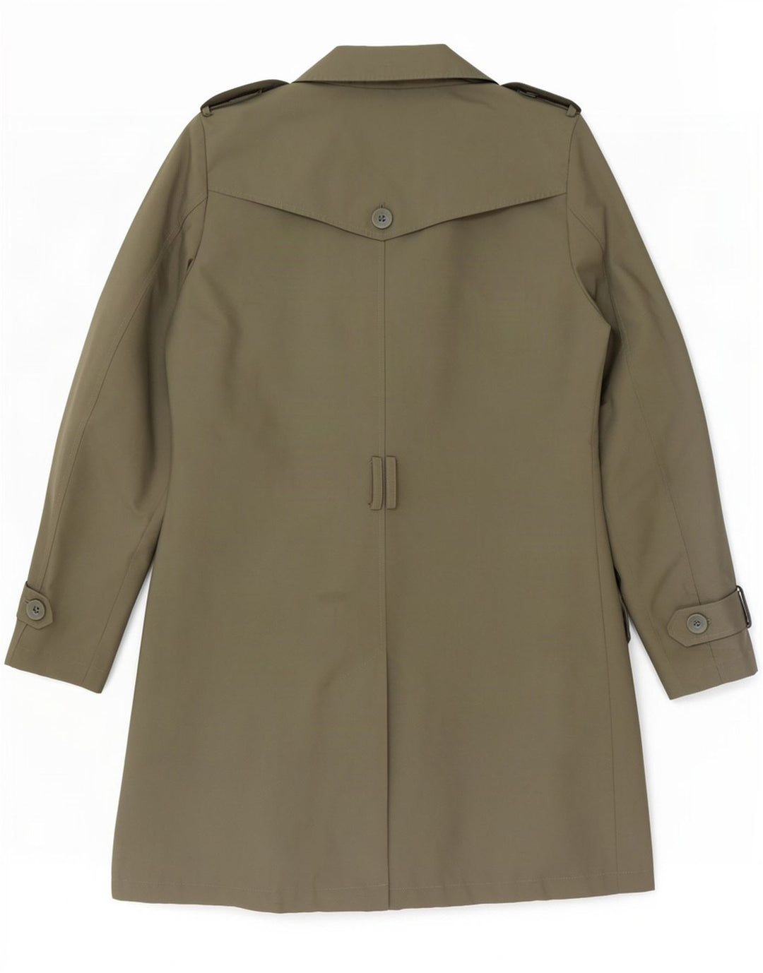 Trench pentru femei Marks & Spencer UK 12 Poliester kaki mediu