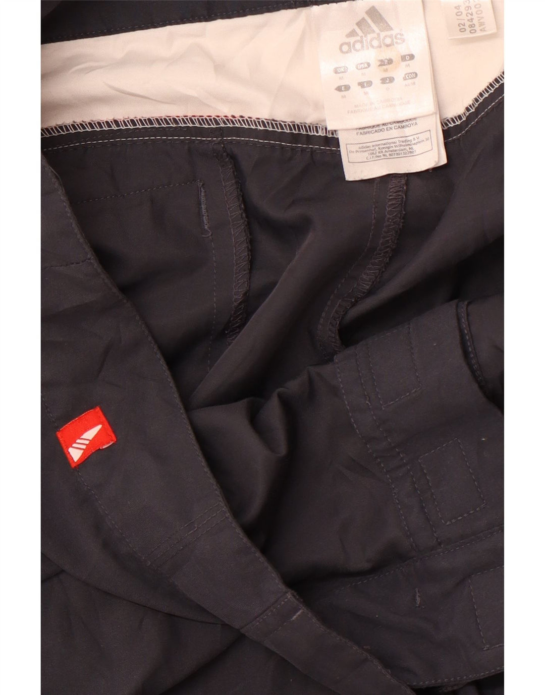 Pantaloni scurți de înot ADIDAS pentru bărbați, gri mediu, poliester color bloc