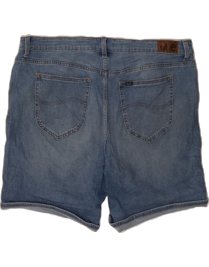 LEE Womens Regular Fit Mid Rise Denim Shorts W40 2XL Blue Vintage Lee and Second-Hand Lee from Messina Hembry 