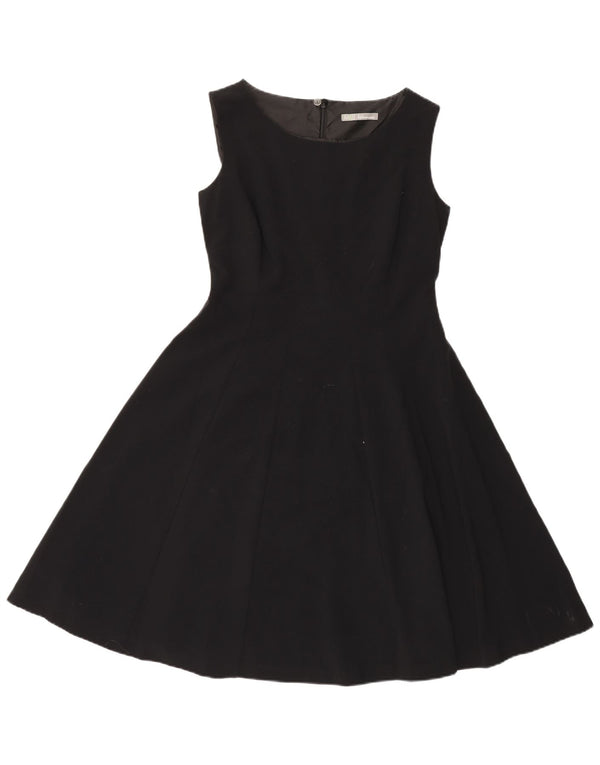 Rochie A-Line fără mâneci pentru femei Marks & Spencer UK 12 Poliester mediu negru