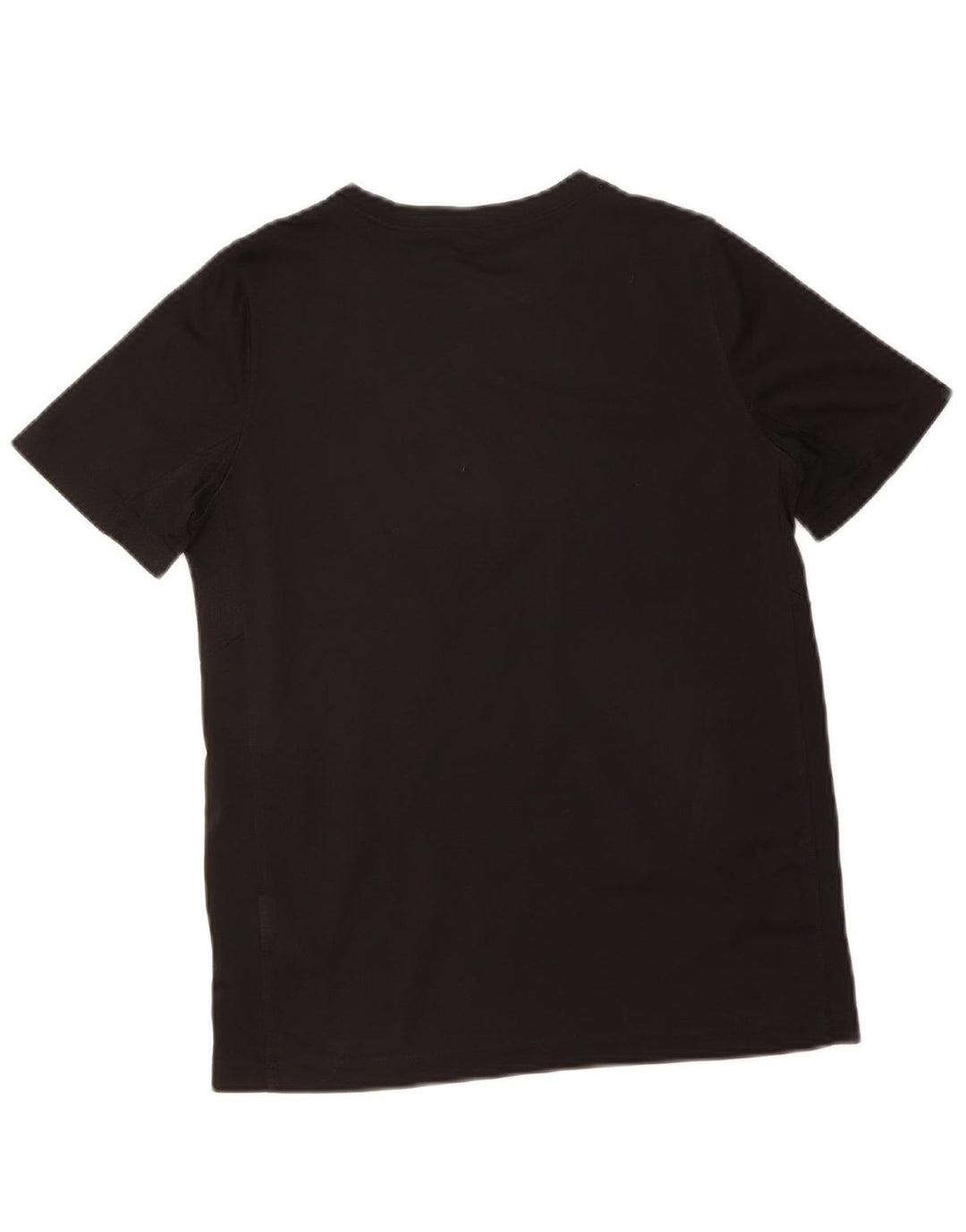 NIKE Boys Dri Fit Graphic T-Shirt Top 12-13 Years Large Black Polyester