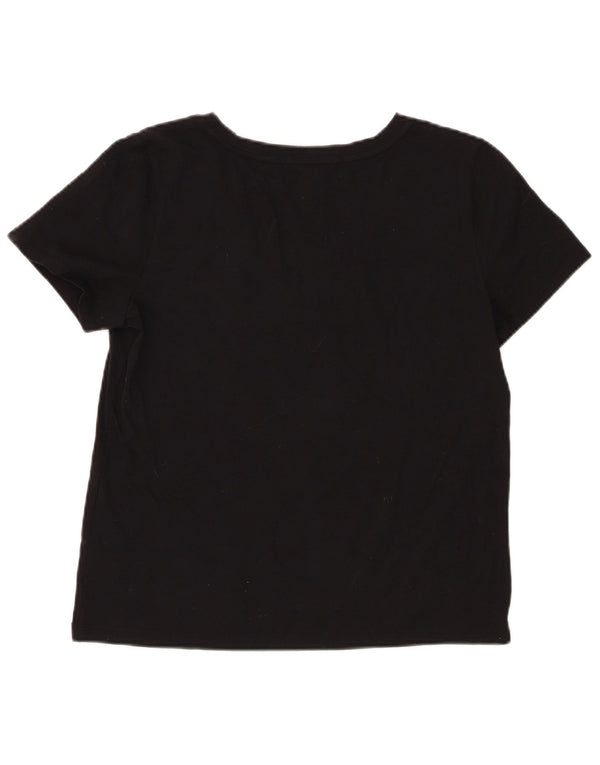 Tricou pentru femei Chaps Top UK 14, mare, negru, bumbac