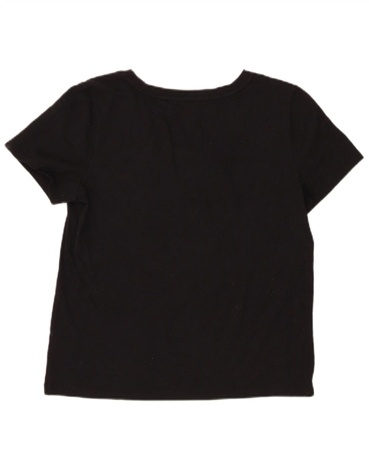 Tricou pentru femei Chaps Top UK 14, mare, negru, bumbac