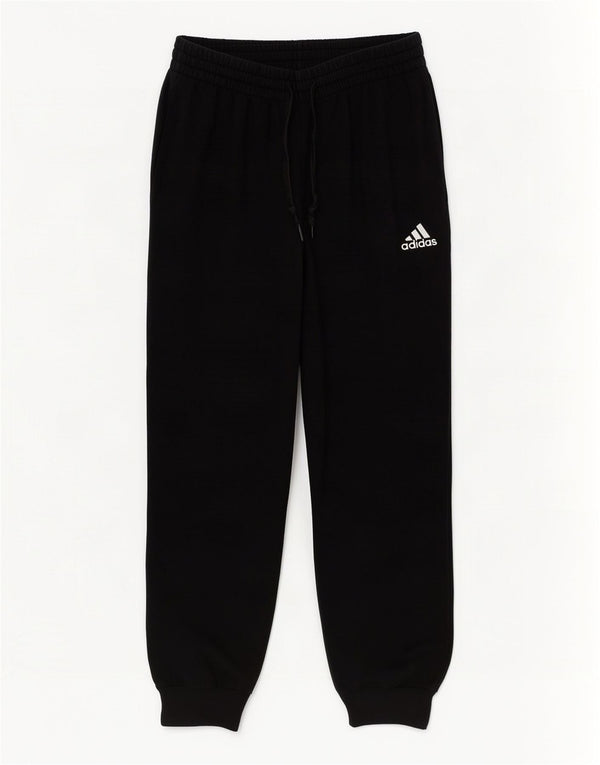 Pantaloni de trening Adidas pentru bărbați Pantaloni de jogging Mici Bumbac Negru