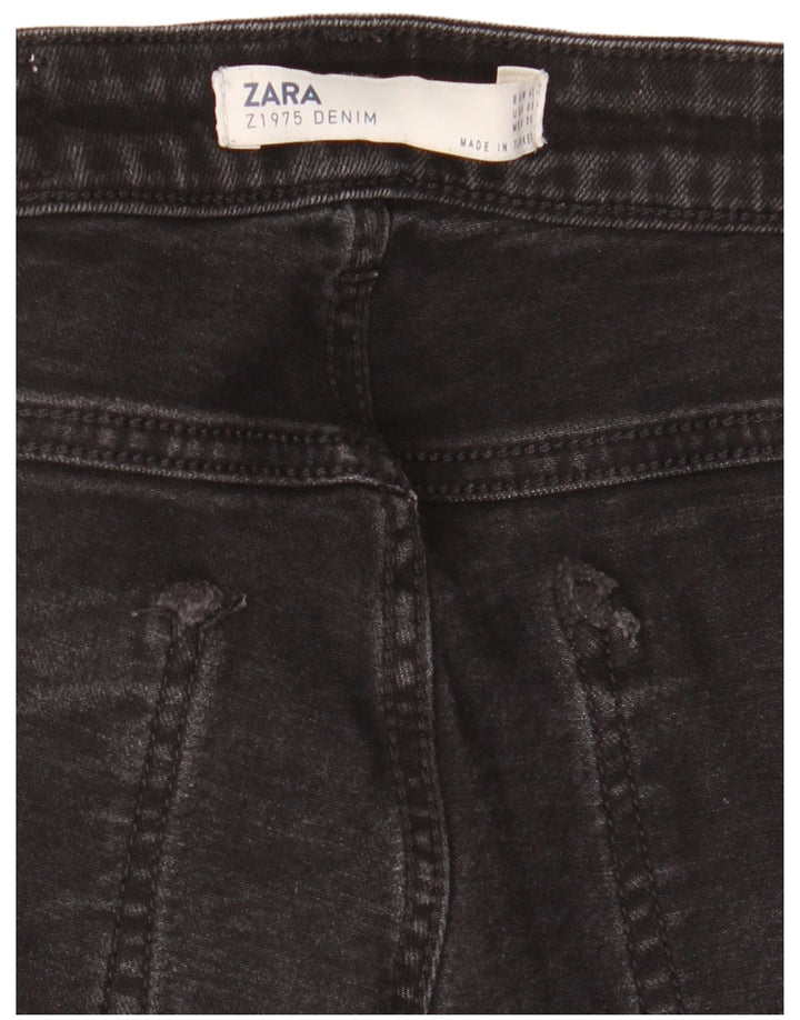 Blugi conici pentru femei Zara EU 40 Medium W30 L28 Negri