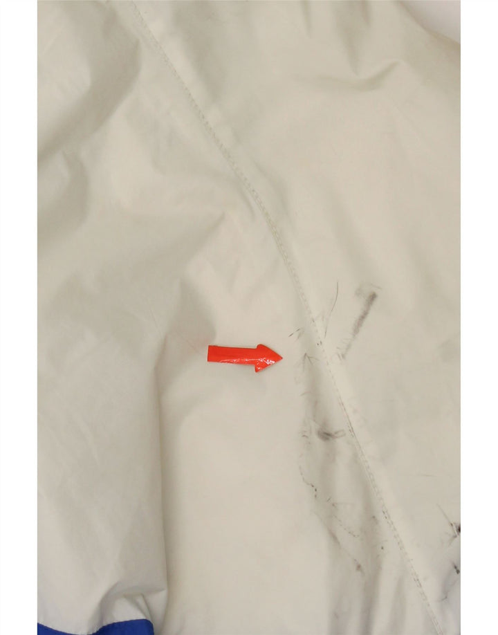 Jachetă de ploaie cu glugă Carhartt pentru femei UK 14 Medium Blue Colorblock Nylon