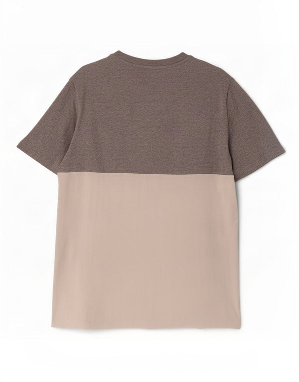Tricou grafic Fila pentru bărbați Top mare, gri, bumbac color bloc
