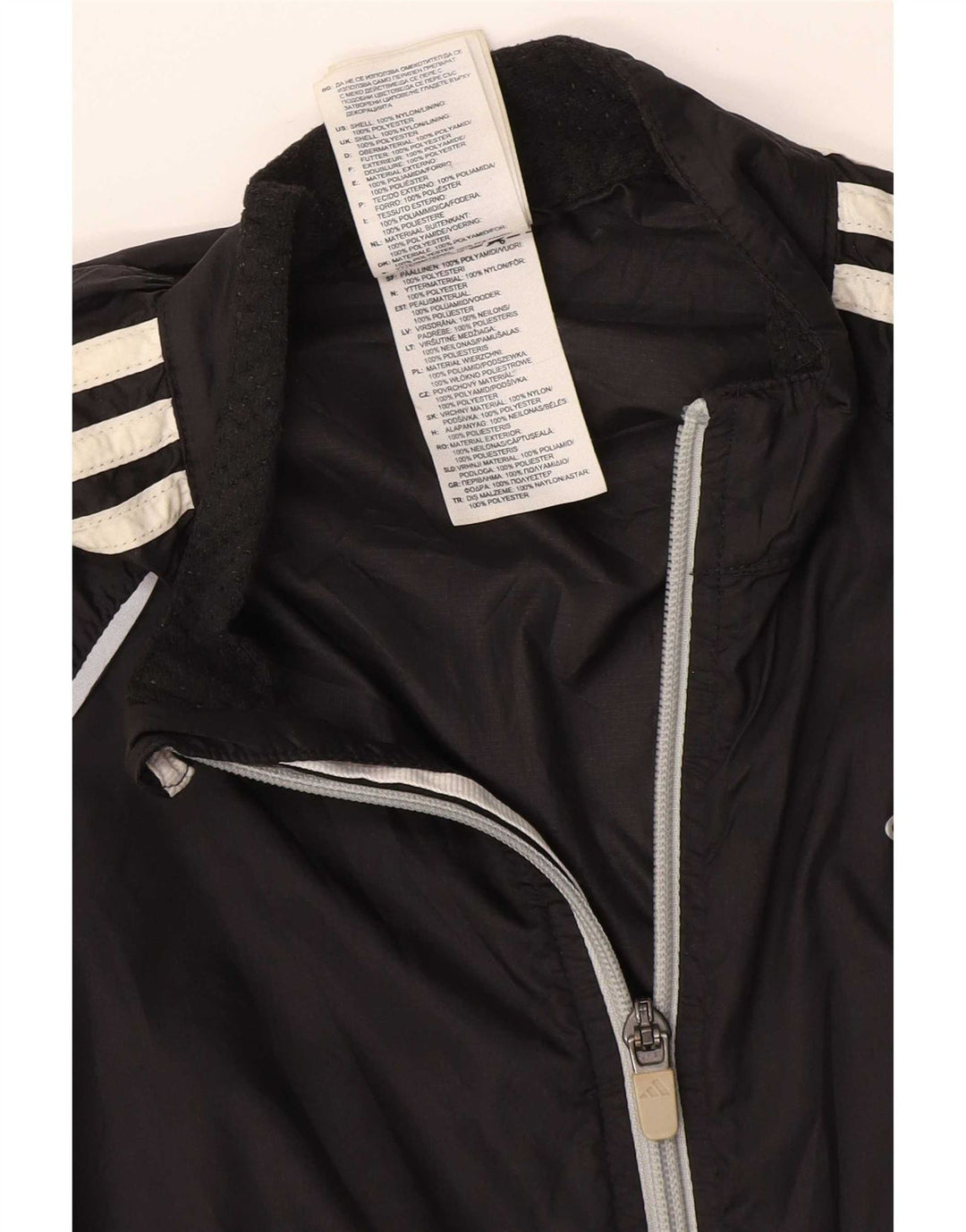 Jachetă de trening Adidas pentru femei UK 10 Small Black Nylon
