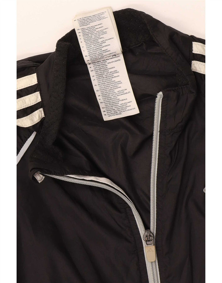 Jachetă de trening Adidas pentru femei UK 10 Small Black Nylon