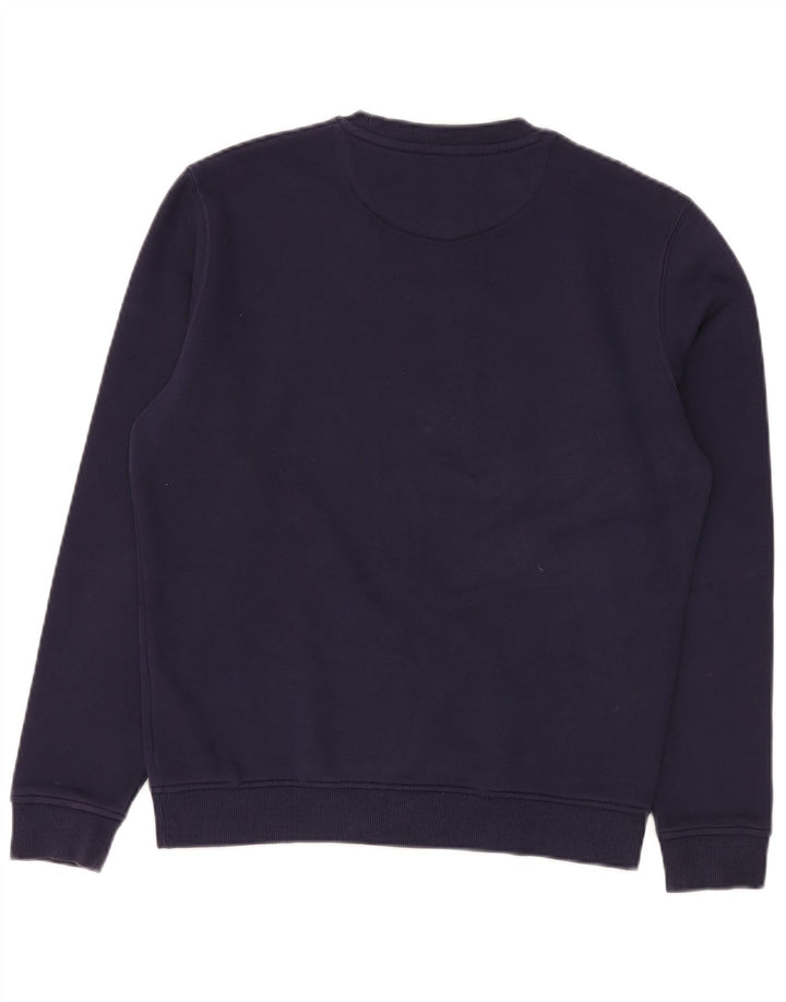Hanorac pentru bărbați Lyle & Scott Pulover mic din bumbac bleumarin