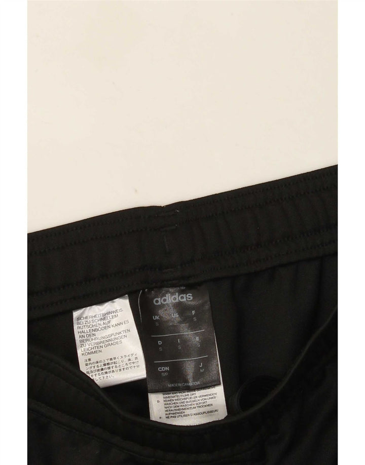 Pantaloni de trening Adidas Climalite pentru bărbați, poliester negru mic