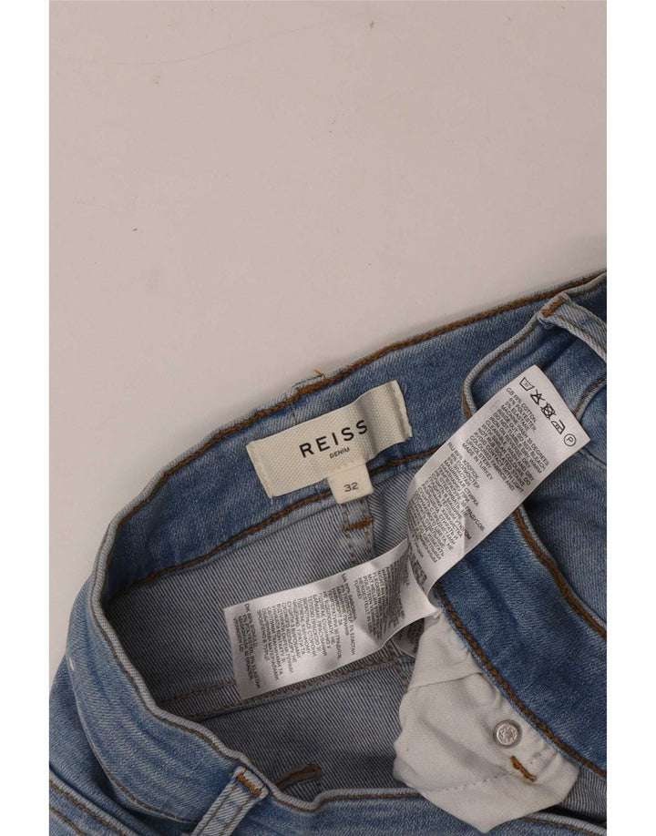 Blugi subțiri pentru bărbați Reiss W32 L32 Bumbac albastru