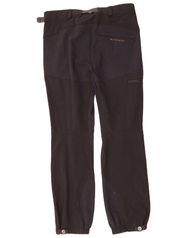 MAMMUT Pantaloni drepti cargo casual pentru femei W32 L30 negru colorblock
