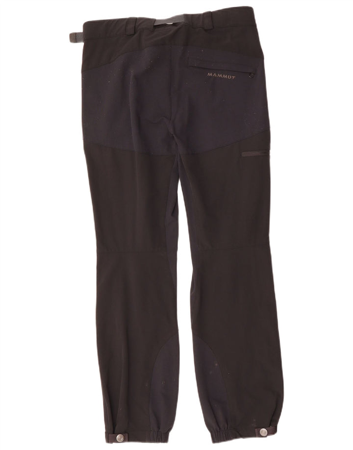 MAMMUT Pantaloni drepti cargo casual pentru femei W32 L30 negru colorblock