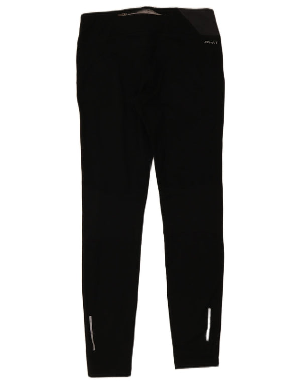 Leggings Nike Dri Fit pentru femei UK 12 Medium Black Colorblock Poliester
