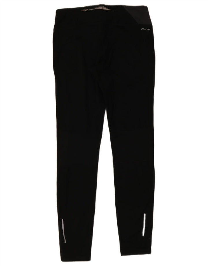 Leggings Nike Dri Fit pentru femei UK 12 Medium Black Colorblock Poliester