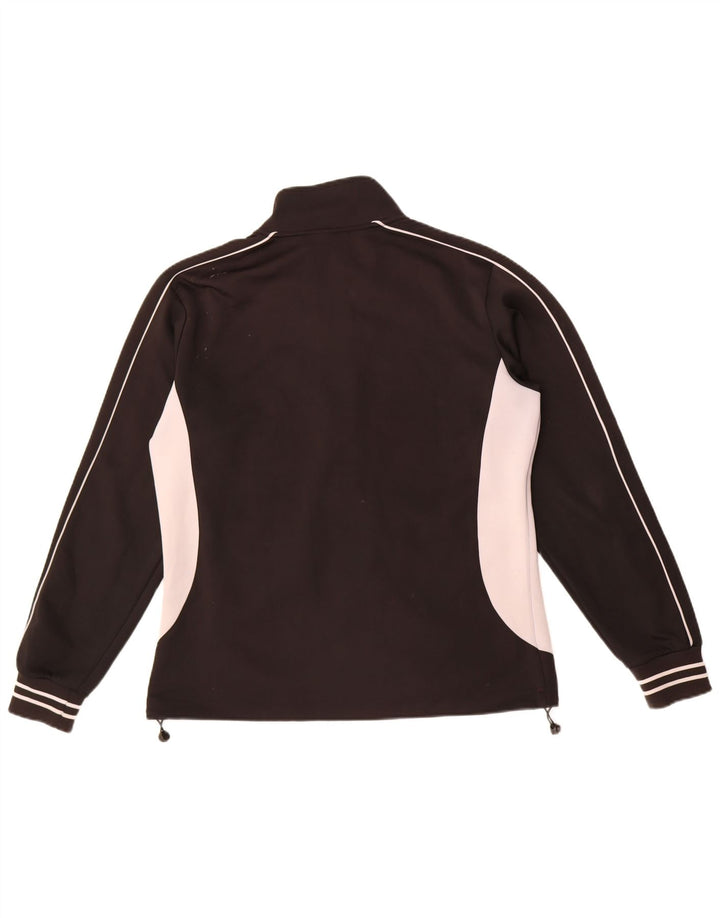 Jachetă de trening pentru femei Asics UK 18 XL, poliester color bloc negru