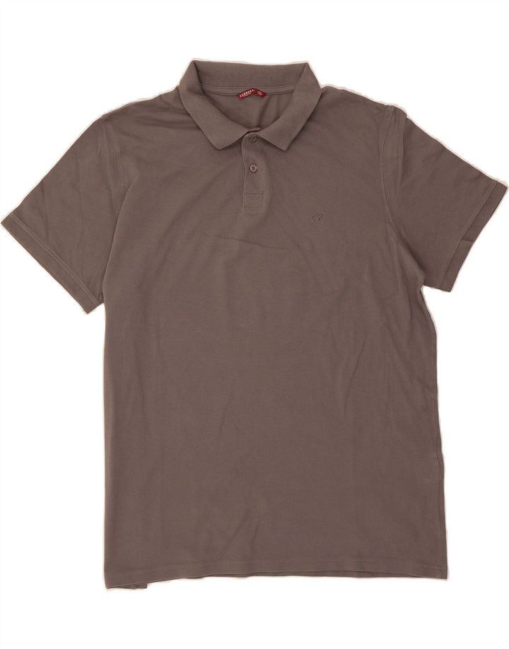 CARRERA Mens Polo Shirt 3XL Grey Cotton Vintage Carrera and Second-Hand Carrera from Messina Hembry 