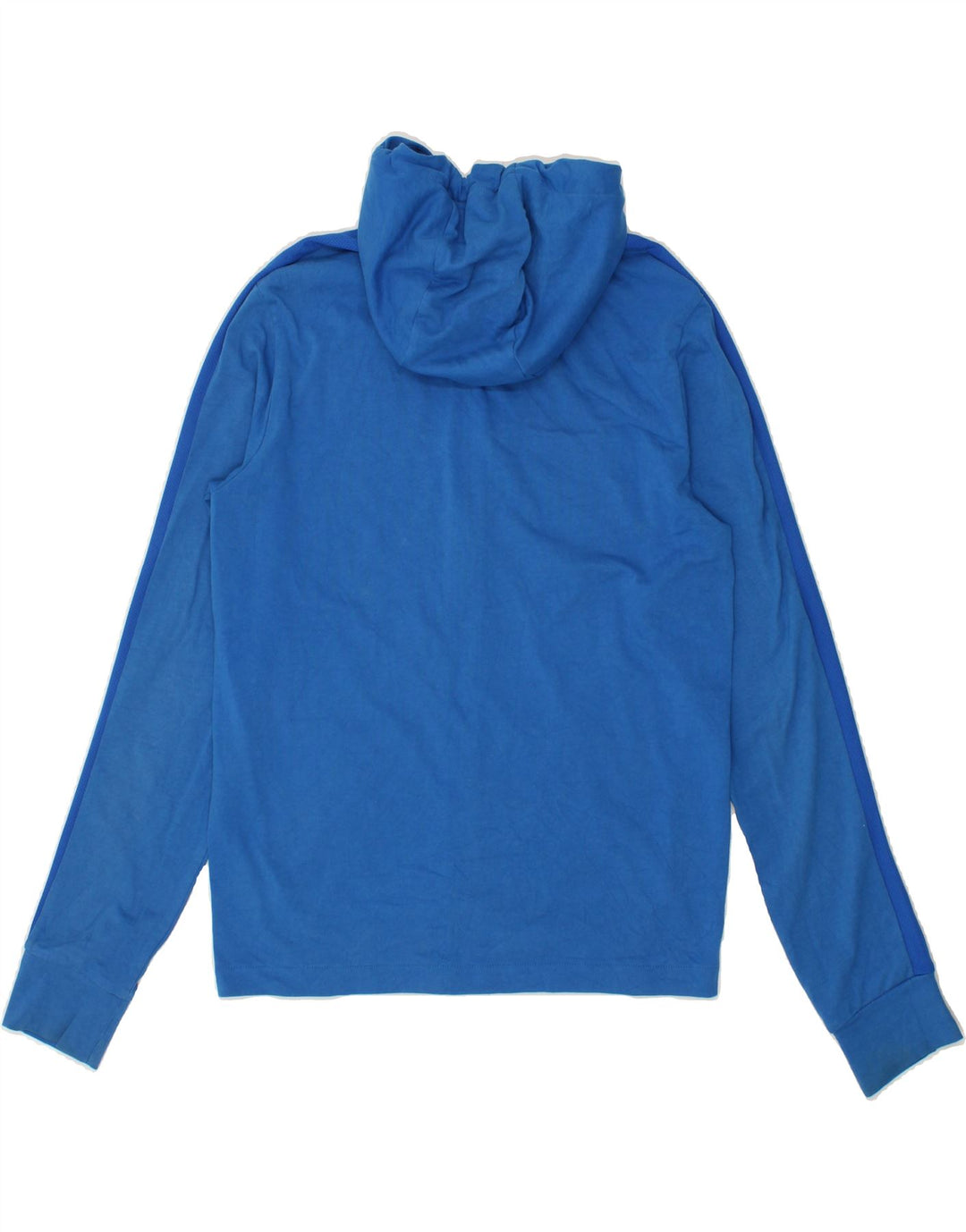 PUMA Mens Zip Hoodie Sweater Small Blue Colourblock Vintage Puma and Second-Hand Puma from Messina Hembry 