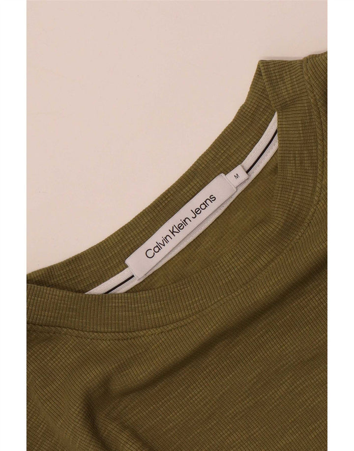 Tricou Calvin Klein pentru bărbați Top Medium Khaki Colorblock