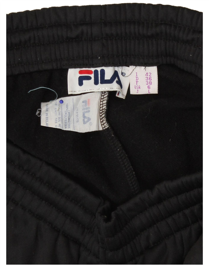 Pantaloni de trening cu grafic pentru femei Fila IT 42 Medium Black Colorblock